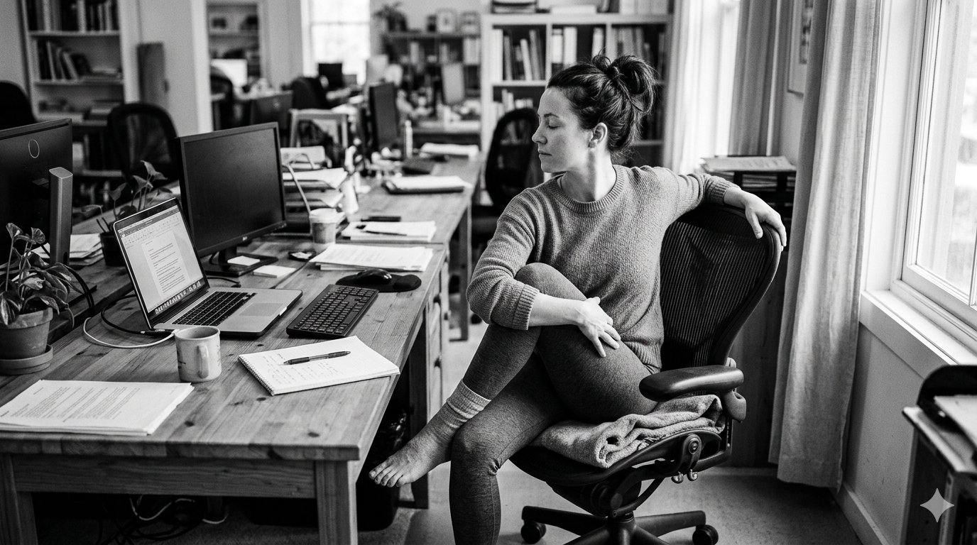 Les 5 postures de yoga préférées de nos professeurs pour se détendre au bureau